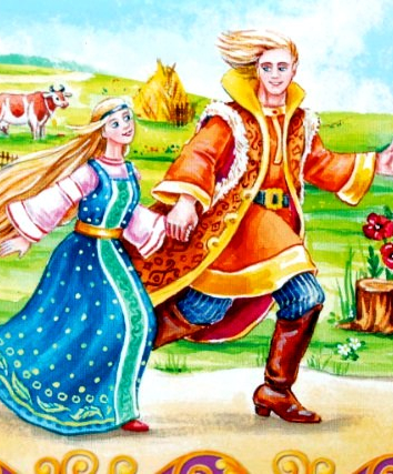 Аульв и крестьянская девушка, Сказка