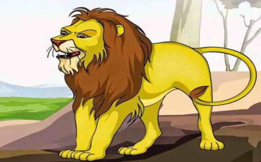 Воспитана львом. Крылов Лев и комар. Басня Крылова про Льва. Лев толстой комар и Лев. Иллюстрация к басне Лев и мышь.