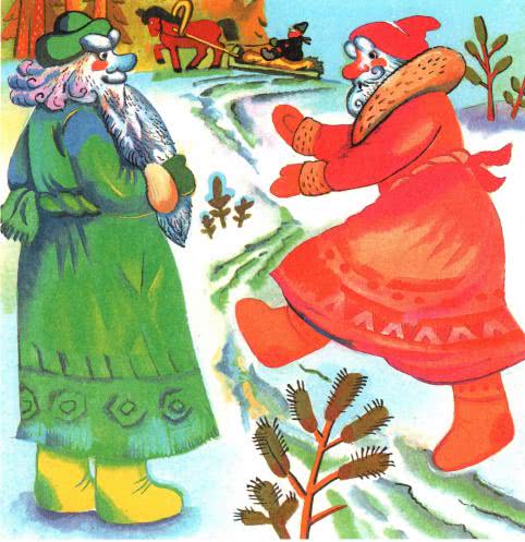 Сказка Два мороза, Русская народная сказка