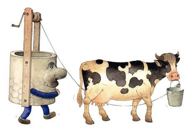Корова и колодец