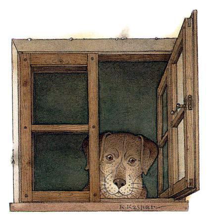 пес в окне