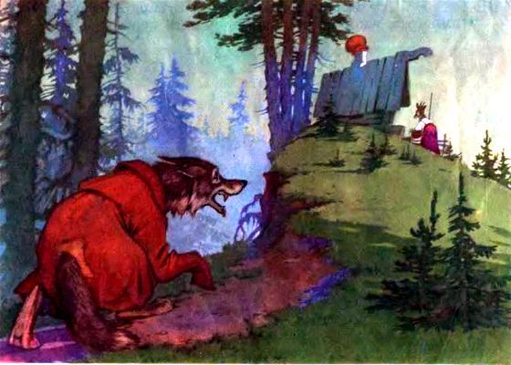 Сказка Козлятки и волк, Русская народная сказка