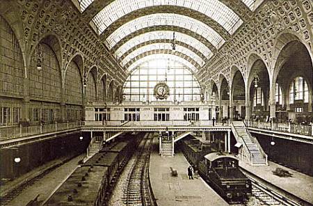 Так выглядел вокзал Орсэ в 1900 г.