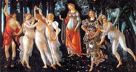 Знаменитую картину «Весна», хранящуюся теперь в галерее Уффици. Сандро Боттичелли написал около 1483–1484 гг. И символизирует она расцвет не только природы, но и самого Возрождения.
