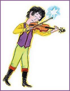 скрипач играет на скрипке