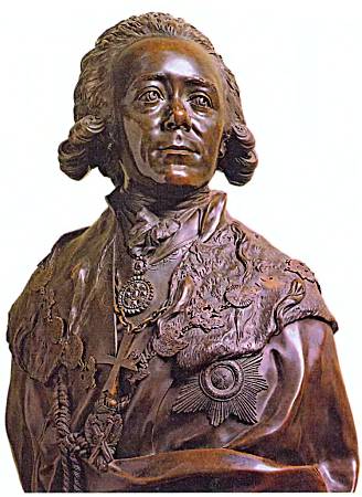 Ф.И. Шубин. Портрет Павла I, бронза, 1798.